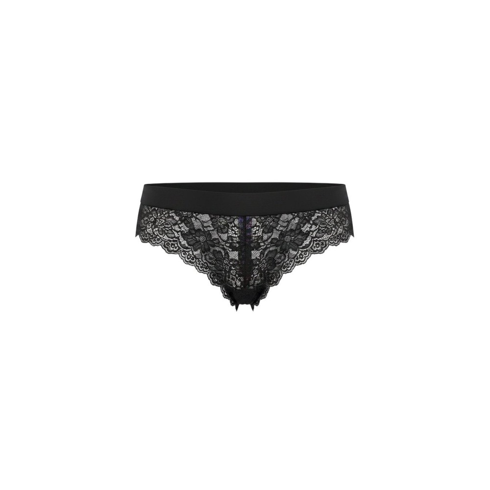 Victoria's Secret PINK Panties Womens XS Black New Lace Cheeky Underwear
